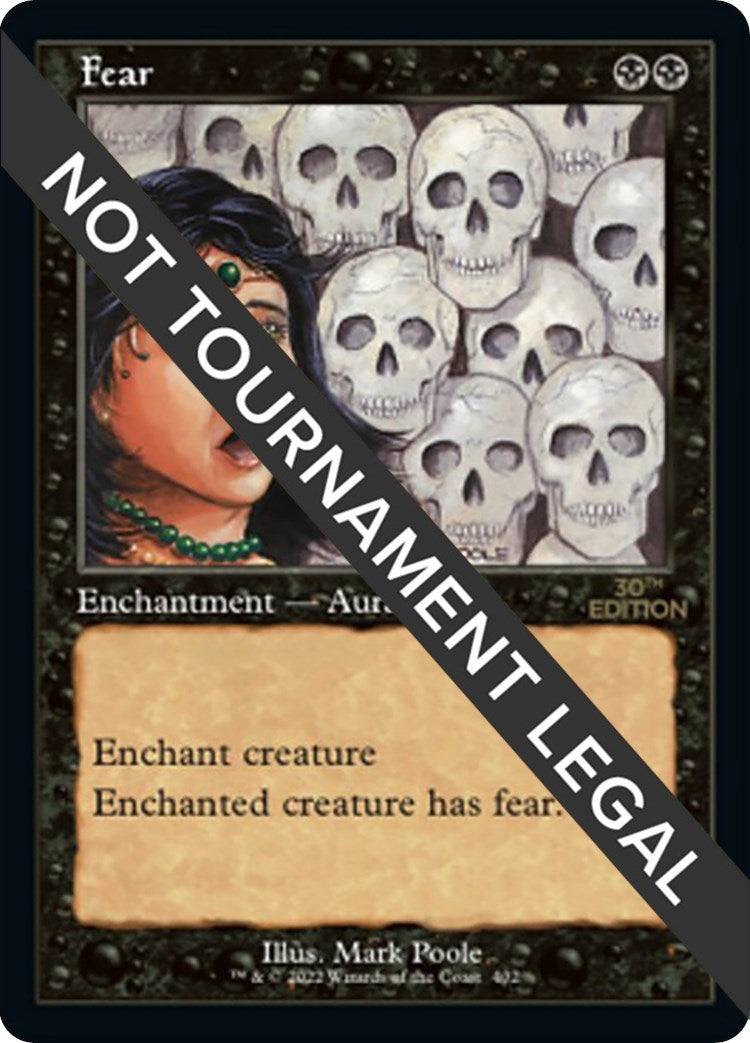 Image for Fear (Retro Frame) (402) (30th Anniversary Edition) - Magic: The Gathering
