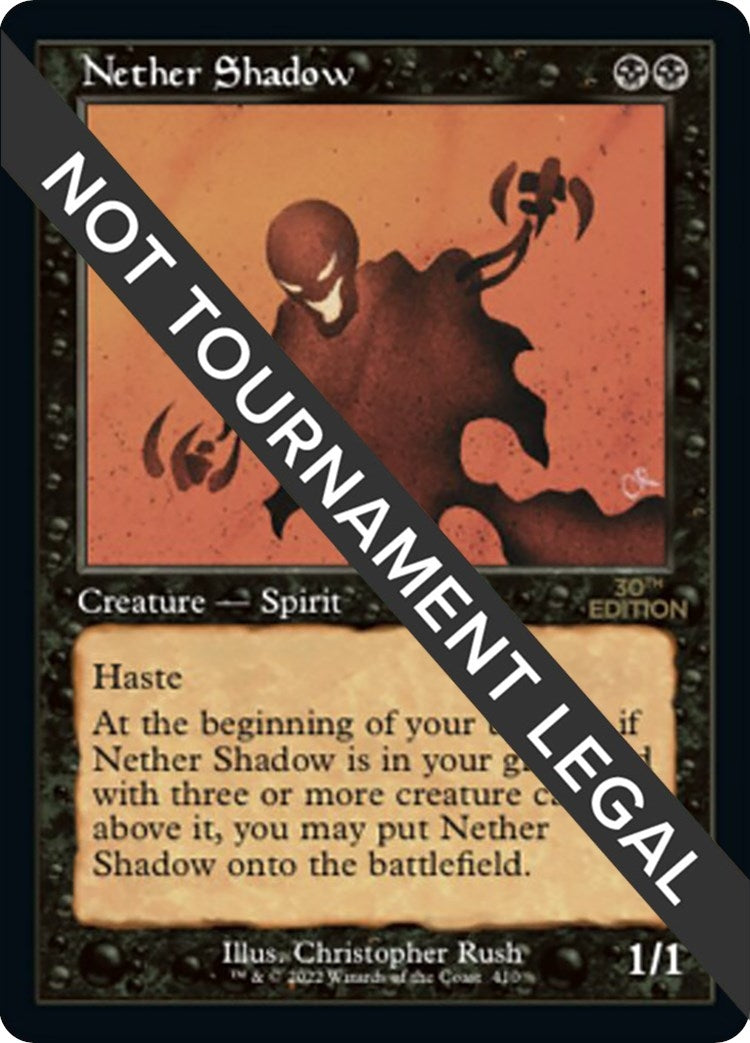 Image for Nether Shadow (Retro Frame) (410) (30th Anniversary Edition) - Magic: The Gathering