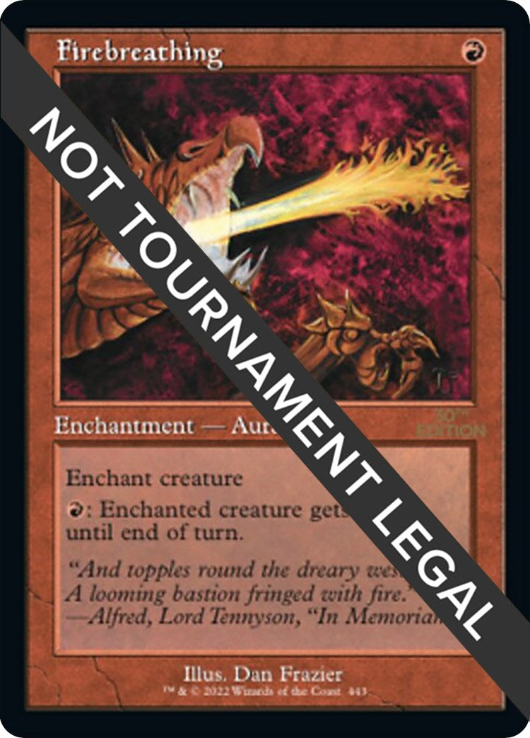 Image for Firebreathing (Retro Frame) (443) (30th Anniversary Edition) - Magic: The Gathering