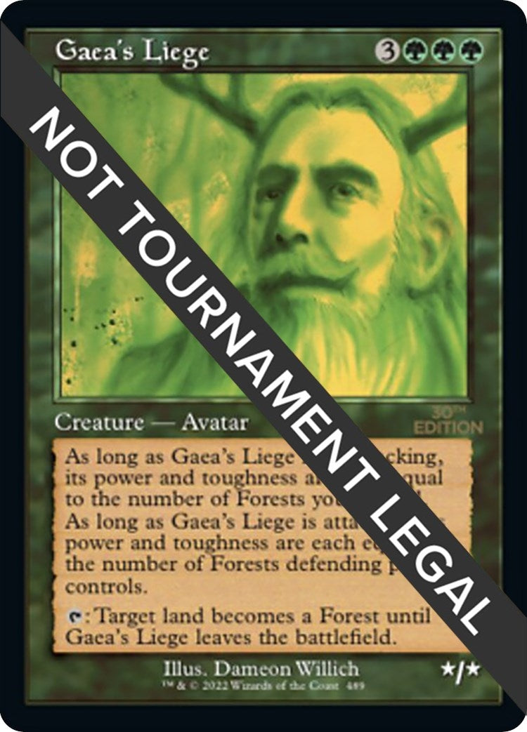 Image for Gaea's Liege (Retro Frame) (489) (30th Anniversary Edition) - Magic: The Gathering