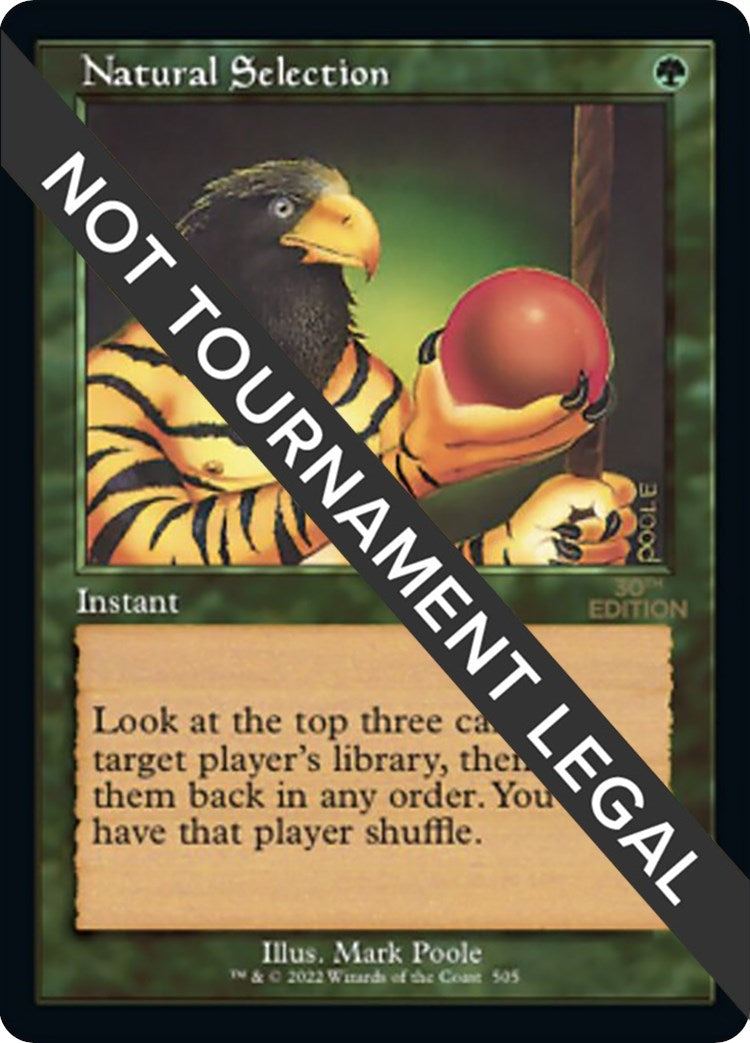 Image for Natural Selection (Retro Frame) (505) (30th Anniversary Edition) - Magic: The Gathering