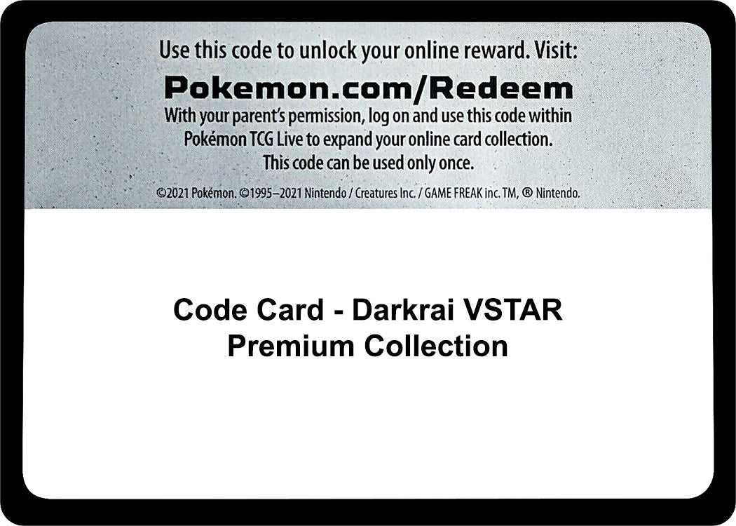 Image for Code Card - Darkrai VSTAR Premium Collection (MCAP) - Pokemon