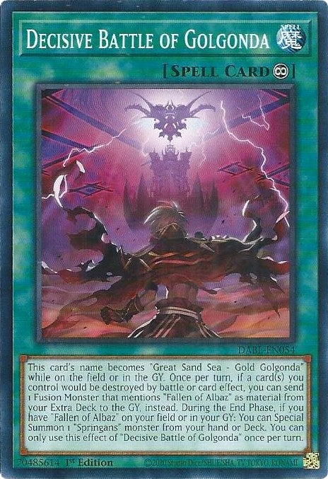 Image for Decisive Battle of Golgonda (DABL-EN054) (DABL) - YuGiOh