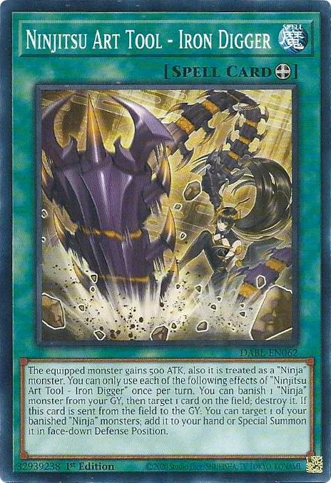 Image for Ninjitsu Art Tool - Iron Digger (DABL-EN062) (DABL) - YuGiOh