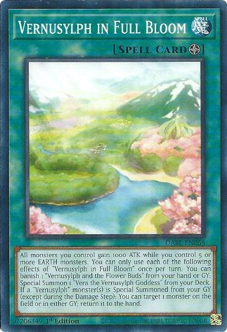 Image for Vernusylph in Full Bloom (DABL-EN066) (DABL) - YuGiOh