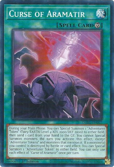 Image for Curse of Aramatir (DABL-EN067) (DABL) - YuGiOh