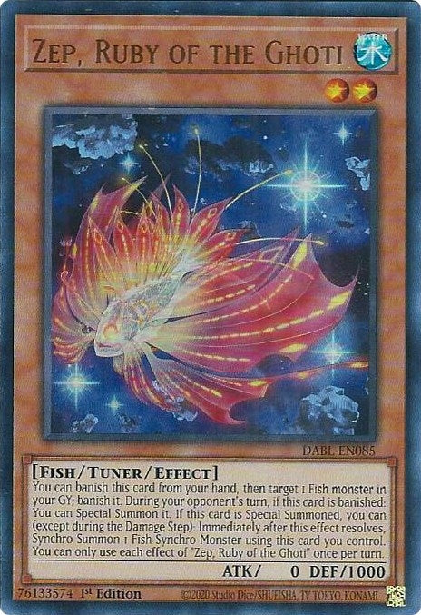 Image for Zep, Ruby of the Ghoti (DABL-EN085) (DABL) - YuGiOh