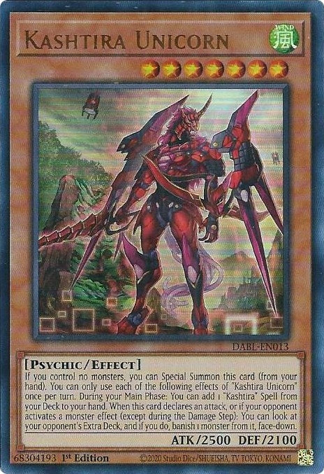 Image for Kashtira Unicorn (DABL-EN013) (DABL) - YuGiOh