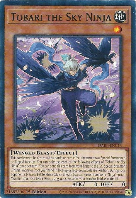 Image for Tobari the Sky Ninja (DABL-EN015) (DABL) - YuGiOh