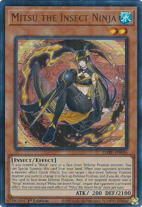 Image for Mitsu the Insect Ninja (DABL-EN016) (DABL) - YuGiOh