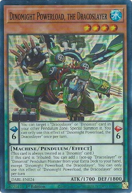 Image for Dinomight Powerload, the Dracoslayer (DABL-EN024) (DABL) - YuGiOh