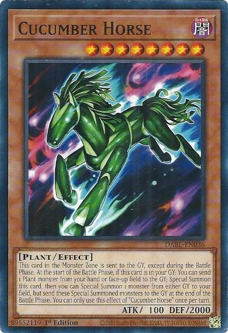Image for Cucumber Horse (DABL-EN036) (DABL) - YuGiOh