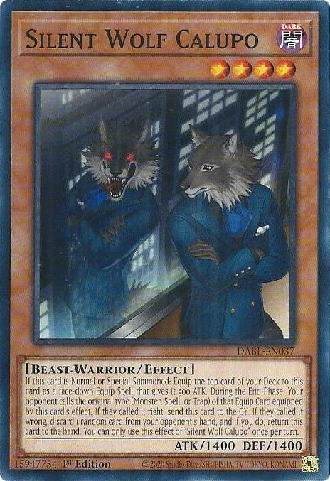 Image for Silent Wolf Calupo (DABL-EN037) (DABL) - YuGiOh
