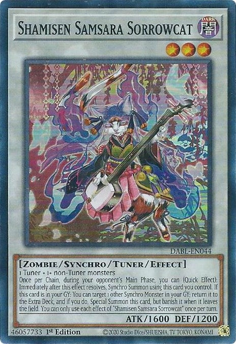 Image for Shamisen Samsara Sorrowcat (DABL-EN044) (DABL) - YuGiOh
