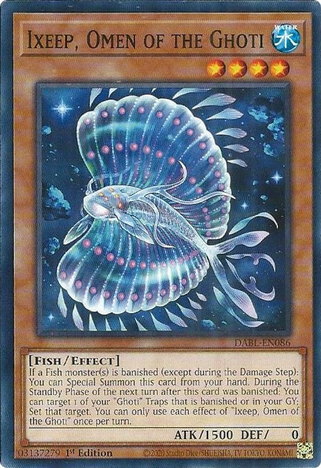 Image for Ixeep, Omen of the Ghoti (DABL-EN086) (DABL) - YuGiOh