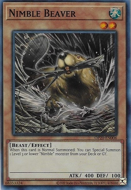 Image for Nimble Beaver (OP20-EN006) (OP20) - YuGiOh
