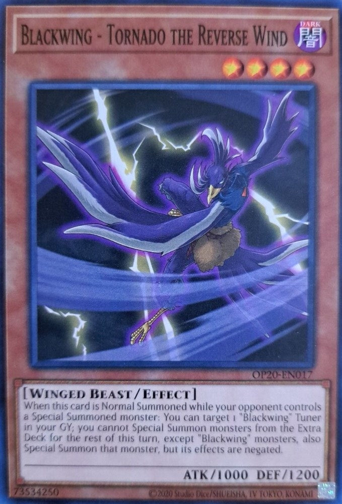 Image for Blackwing - Tornado the Reverse Wind (OP20-EN017) (OP20) - YuGiOh