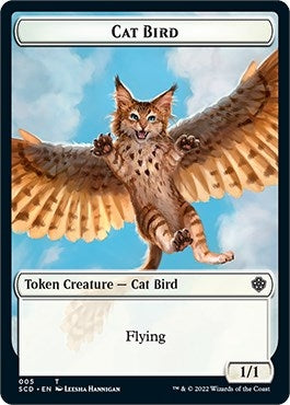 Image for Cat Bird // Spirit Double-Sided Token (5 // 9) (Starter Commander Decks) - Magic: The Gathering