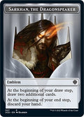 Image for Emblem - Sarkhan, the Dragonspeaker Double-Sided Token (27) (Starter Commander Decks) - Magic: The Gathering