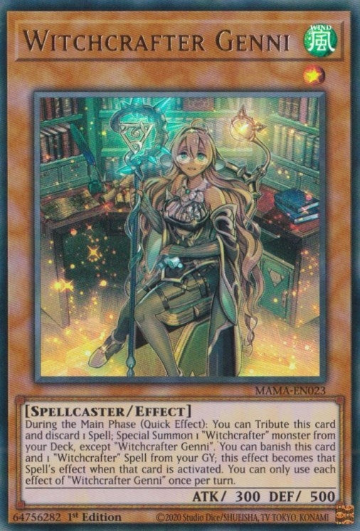 Image for Witchcrafter Genni (MAMA-EN023) (MAMA) - YuGiOh