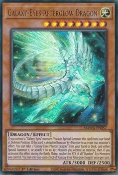 Image for Galaxy-Eyes Afterglow Dragon (MAMA-EN057) (MAMA) - YuGiOh