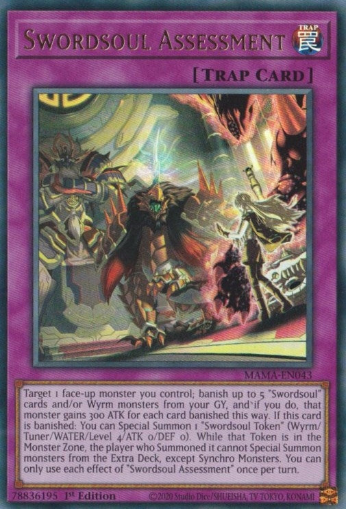 Image for Swordsoul Assessment (MAMA-EN043) (MAMA) - YuGiOh