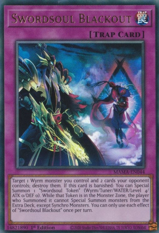 Image for Swordsoul Blackout (MAMA-EN044) (MAMA) - YuGiOh