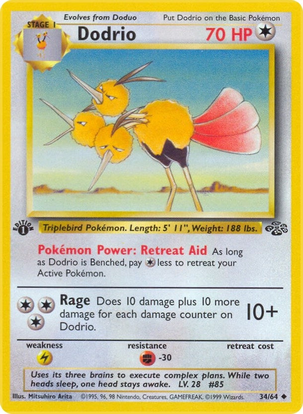 Image for Dodrio (34/64) (JU) - Pokemon