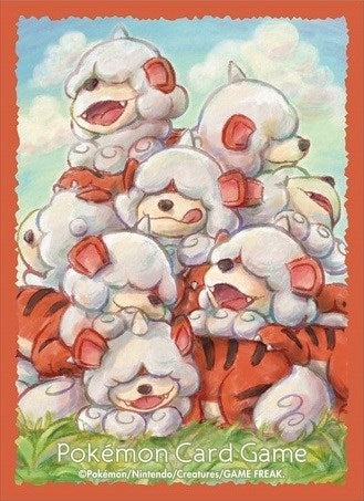 Image for Pokemon TCG: Pokemon Center Japan Exclusive Card Sleeves - Hisuian Growlithe (64-Pack) - Card Sleeves