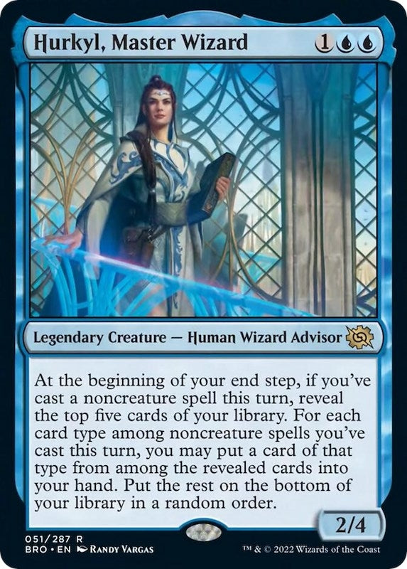Image for Hurkyl, Master Wizard (51) (The Brothers' War) - Magic: The Gathering