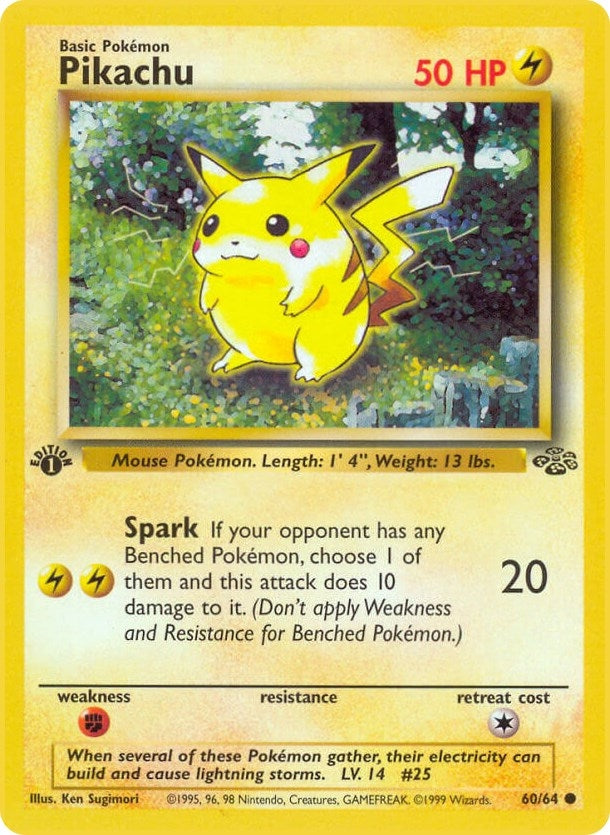 Image for Pikachu (60/64) (JU) - Pokemon