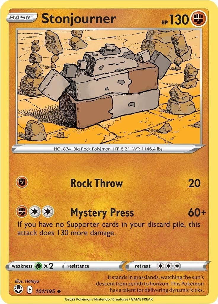 Image for Stonjourner (101/195) (SWSH12) - Pokemon