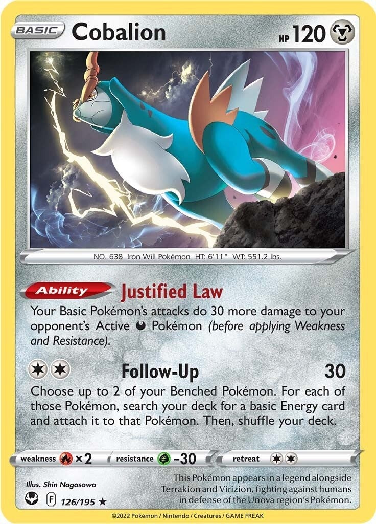 Image for Cobalion (126/195) (SWSH12) - Pokemon