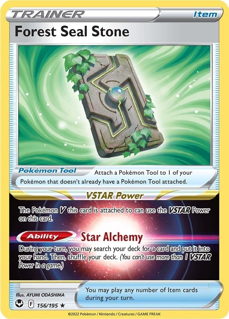 Image for Forest Seal Stone (156/195) (SWSH12) - Pokemon