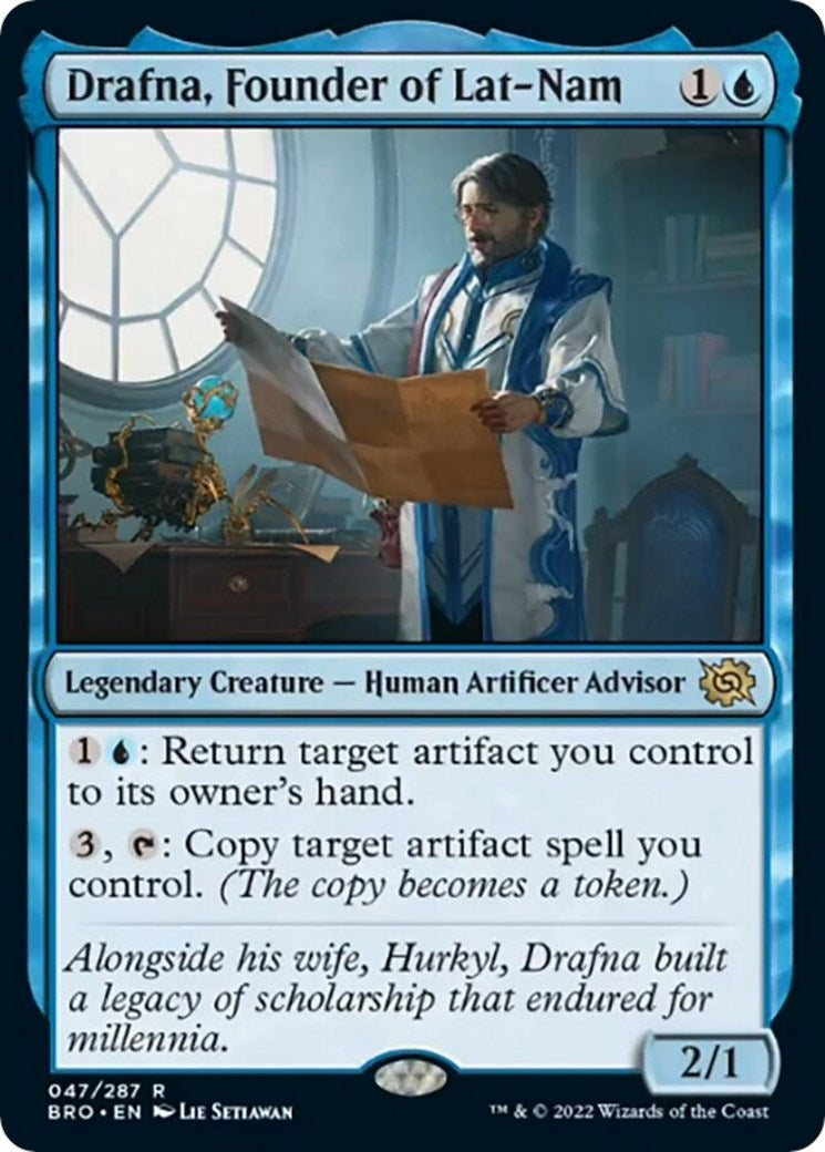 Image for Drafna, Founder of Lat-Nam (47) (The Brothers' War) - Magic: The Gathering
