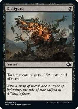 Image for Disfigure (91) (The Brothers' War) - Magic: The Gathering