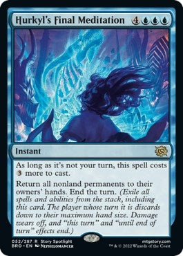 Image for Hurkyl's Final Meditation (52) (The Brothers' War) - Magic: The Gathering