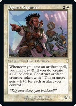 Image for Digsite Engineer (Retro Frame) (71) (The Brothers' War) - Magic: The Gathering