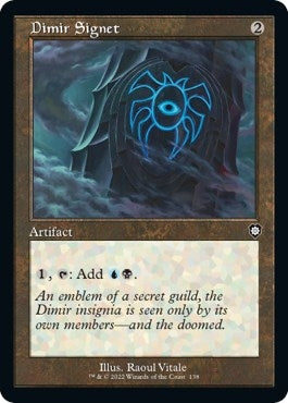 Image for Dimir Signet (Retro Frame) (138) (The Brothers' War) - Magic: The Gathering