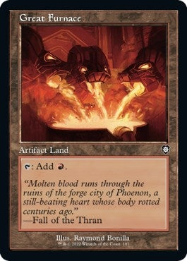 Image for Great Furnace (Retro Frame) (187) (The Brothers' War) - Magic: The Gathering