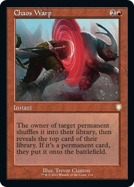 Image for Chaos Warp (Retro Frame) (114) (The Brothers' War) - Magic: The Gathering