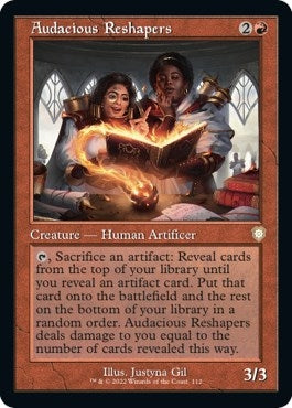 Image for Audacious Reshapers (Retro Frame) (112) (The Brothers' War) - Magic: The Gathering