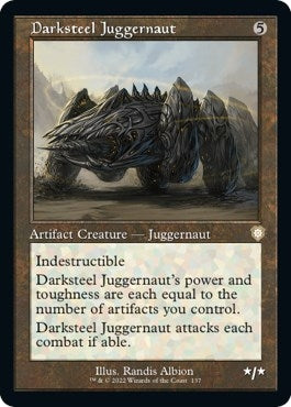 Image for Darksteel Juggernaut (Retro Frame) (137) (The Brothers' War) - Magic: The Gathering