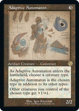 Image for Adaptive Automaton (Schematic) (64) (The Brothers' War: Retro Frame Artifacts) - Magic: The Gathering