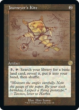Image for Journeyer's Kite (Schematic) (88) (The Brothers' War: Retro Frame Artifacts) - Magic: The Gathering