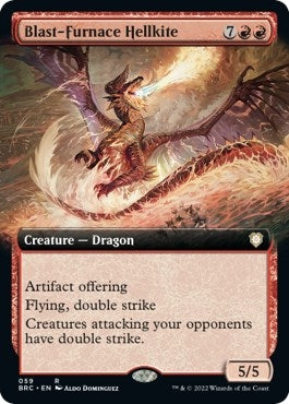 Image for Blast-Furnace Hellkite (Extended Art) (59) (The Brothers' War) - Magic: The Gathering