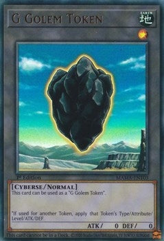Image for G Golem Token (MAMA-EN103) (MAMA) - YuGiOh