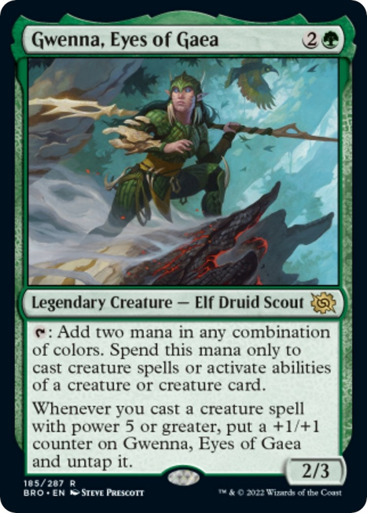 Image for Gwenna, Eyes of Gaea (185) (The Brothers' War) - Magic: The Gathering