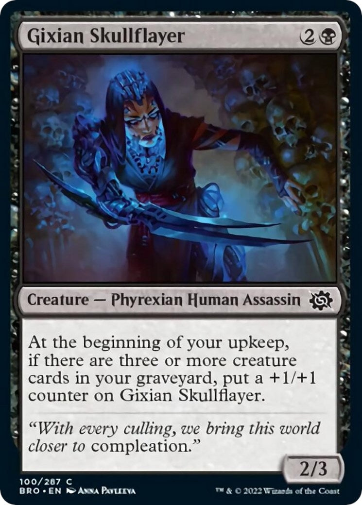 Image for Gixian Skullflayer (100) (The Brothers' War) - Magic: The Gathering