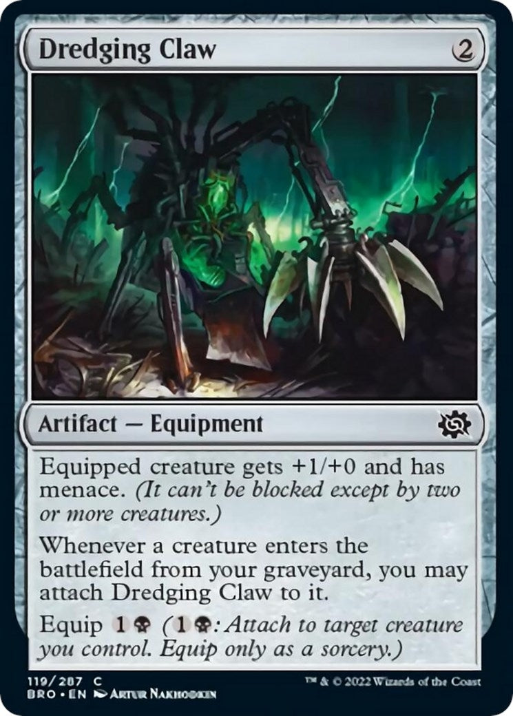 Image for Dredging Claw (119) (The Brothers' War) - Magic: The Gathering